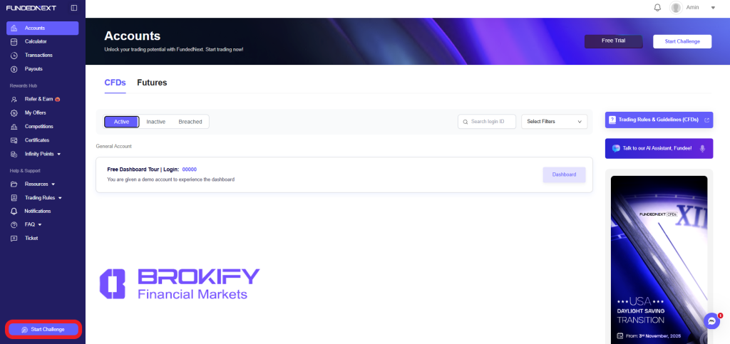 فانددنکست - خرید حساب و چالش 1