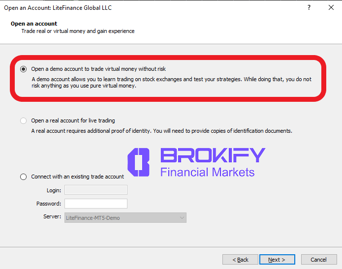 حساب دمو فارکس چیست؟ آموزش نحوه افتتاح حساب دمو - 5 حساب دمو فارکس - نحوه ایجاد حساب دمو (متا 5 - MT5) 2