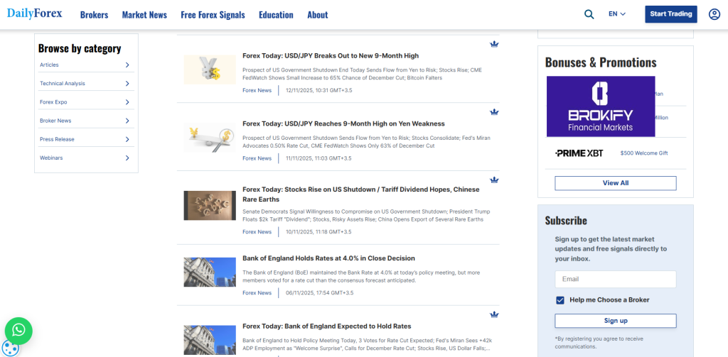 راهنما و انتخاب بهترین سایت اخبار فارکس | معرفی منابع حرفه ای برای تریدرها - 6 بهترین سایت اخبار فارکس - دیلی اف ایکس