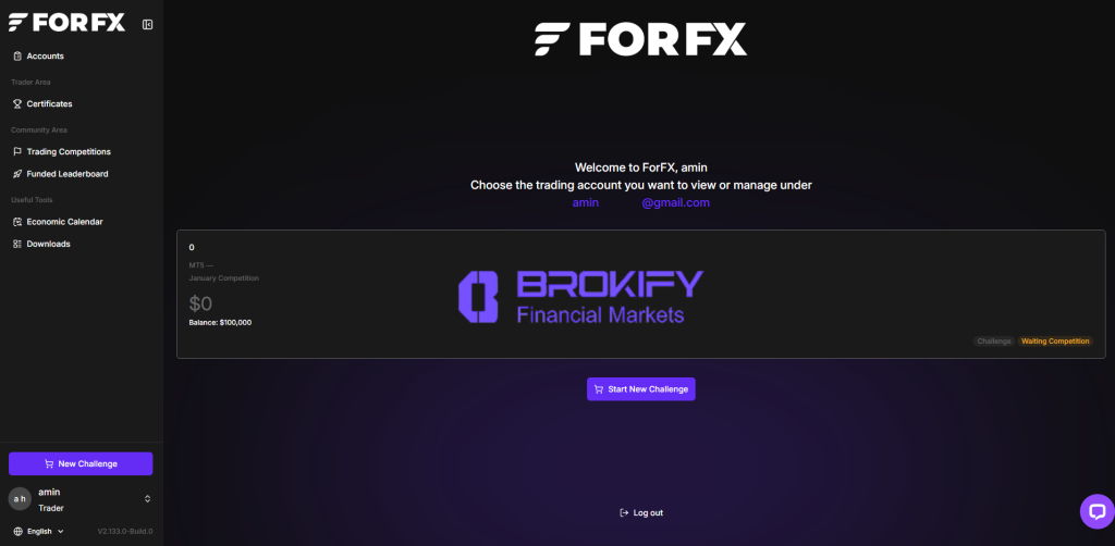 پراپ فور اف ایکس (forfx) - نحوه ثبت نام - 9