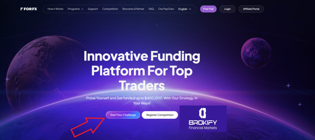 پراپ فور اف ایکس (forfx) - نحوه خرید چالش و حساب معاملاتی - 6