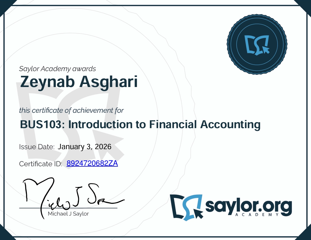 Financial Accounting