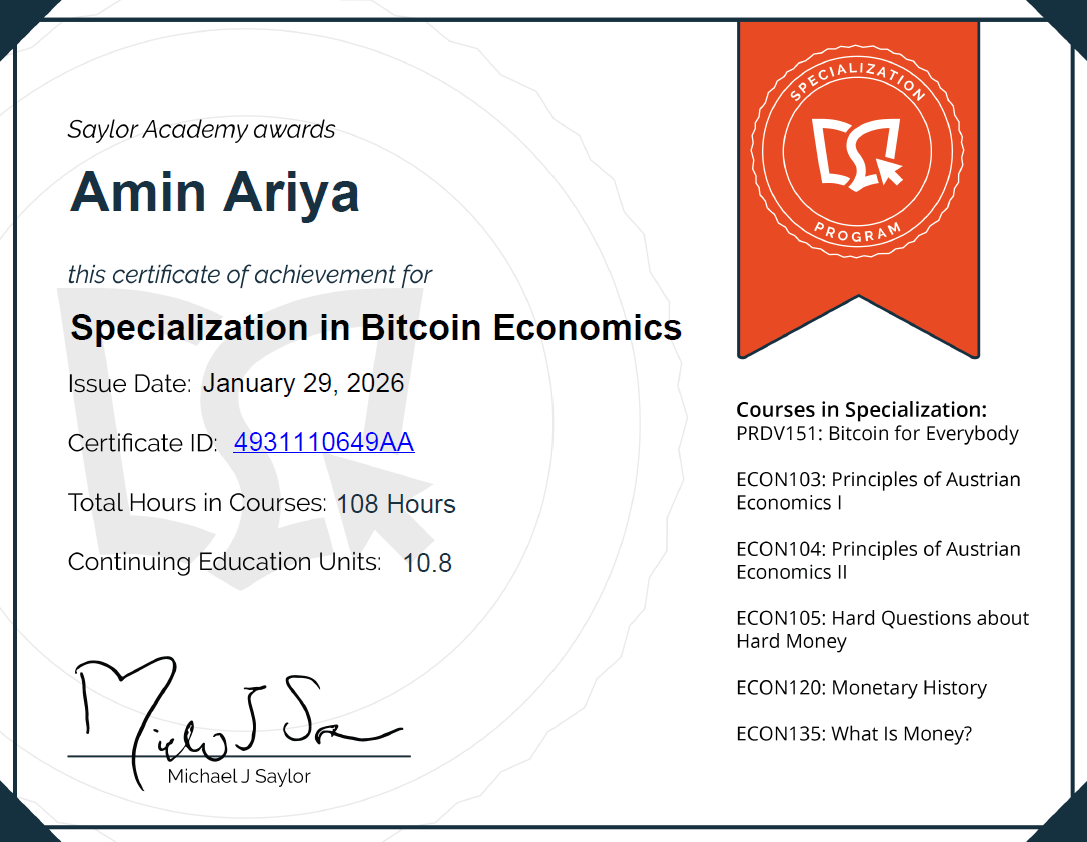 Specialization in Bitcoin Economics