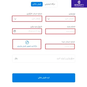واریز با فیش به کارگزاری آگاه
